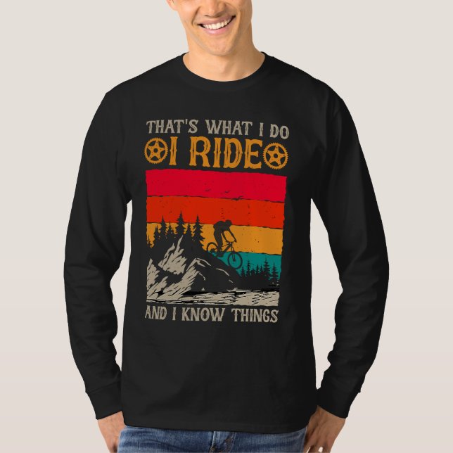 T-shirt Biking and Cycling   17 (Devant)