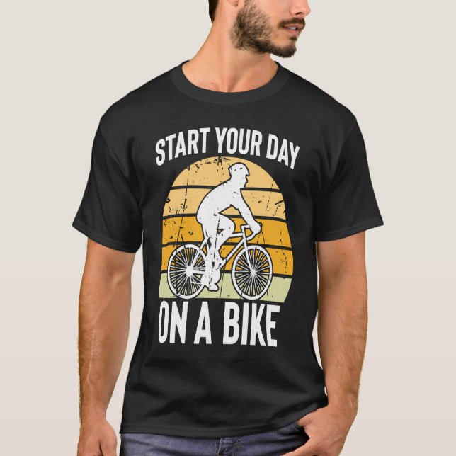 T-shirt Biking and Cycling    5 (Devant)
