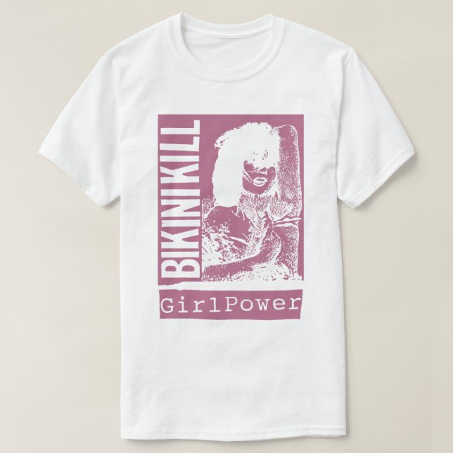 T-shirt Bikini Kill - Girl Power Premium  (Design devant)