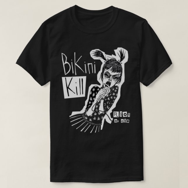 T-shirt bikini tue groupe punk (Design devant)