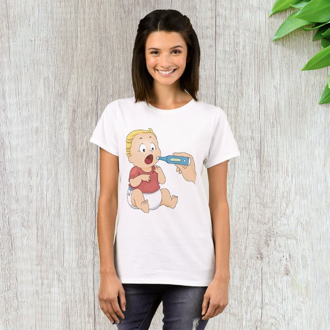 T-shirt Bilan de la température du bébé Santé pédiatrique (Créateur téléchargé)