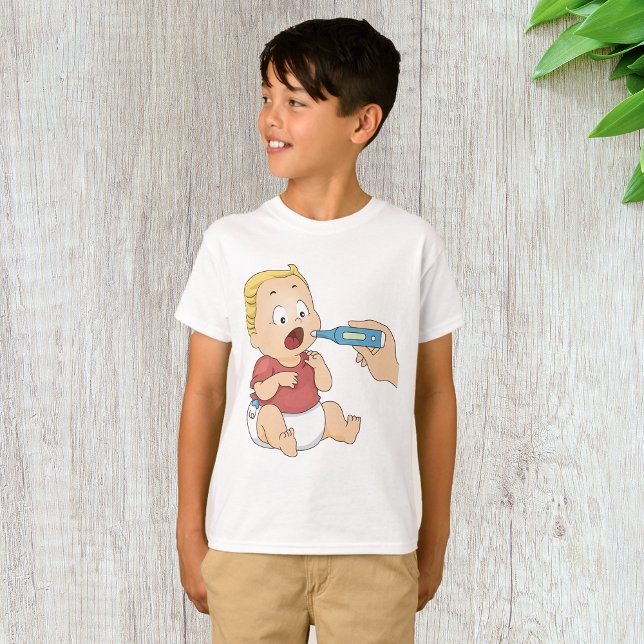 T-shirt Bilan de la température du bébé Santé pédiatrique (Créateur téléchargé)