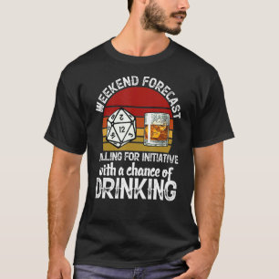 T-shirt Bilan Des Prévisions De Fin De Semaine Pour L'Init