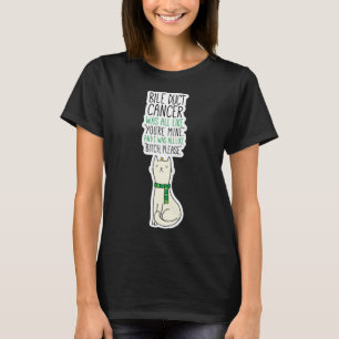 T-shirt Bile Duct Cancer Fighter Fun S'il vous plaît Citer