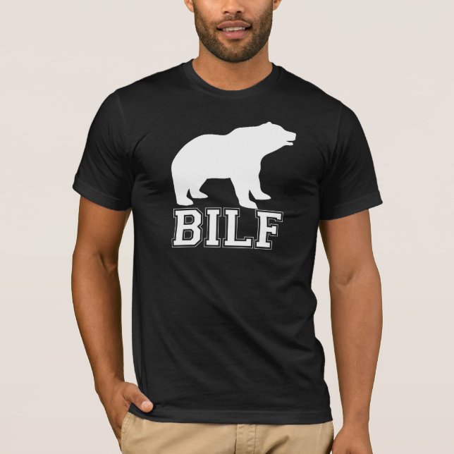 T-SHIRT BILF BLANC (Devant)