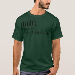 T-shirt Bilf Définition Livre Je voudrais terminer livre L