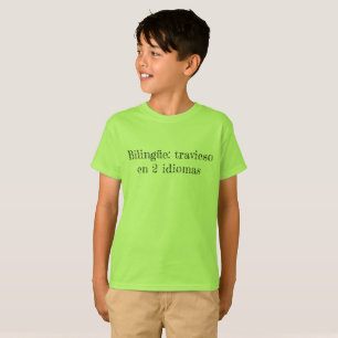 T-shirt Bilingüe : travieso