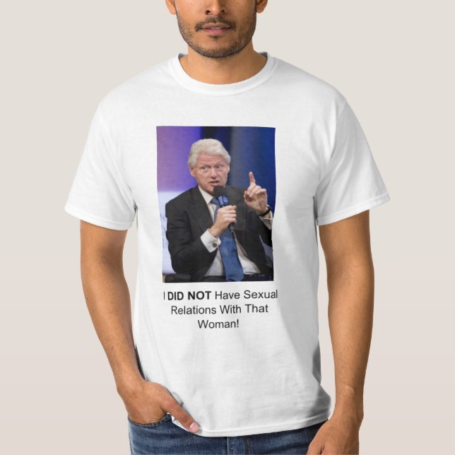 T-shirt Bill Clinton (Devant)