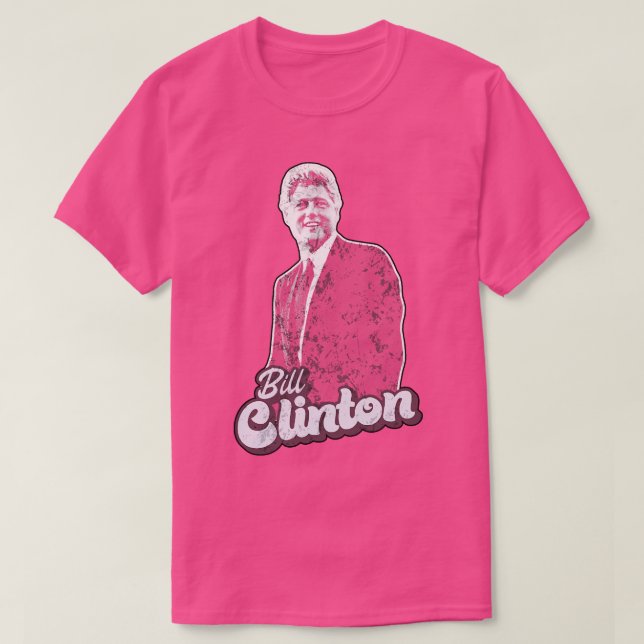 T-shirt Bill Clinton Saxophone Fan Art (Design devant)