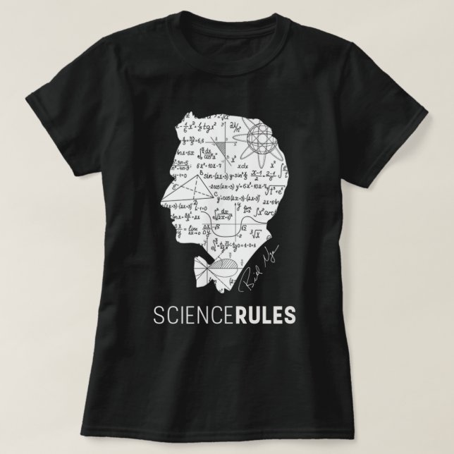 T-shirt Bill Nye Les Règles Scientifiques Guy (Design devant)
