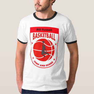 T-shirt Bill Russell BASKETBALL
