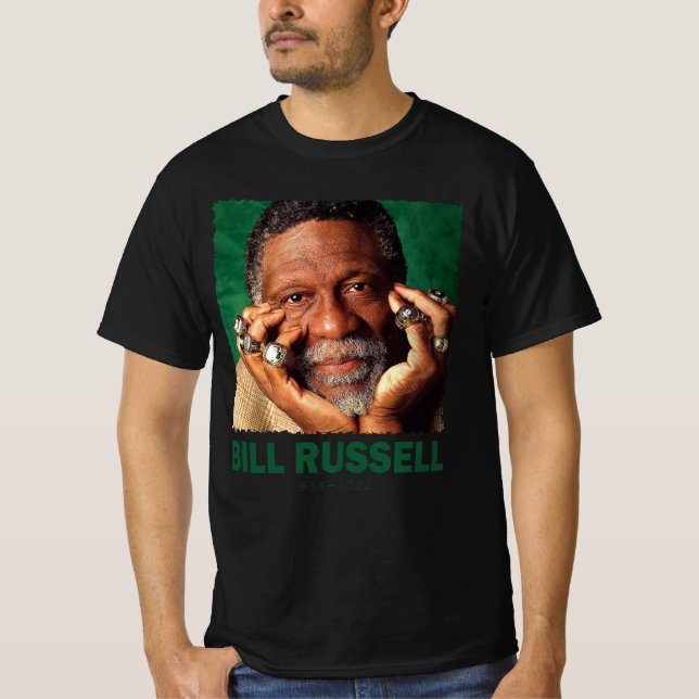 T-shirt Bill Russell Boston (Devant)
