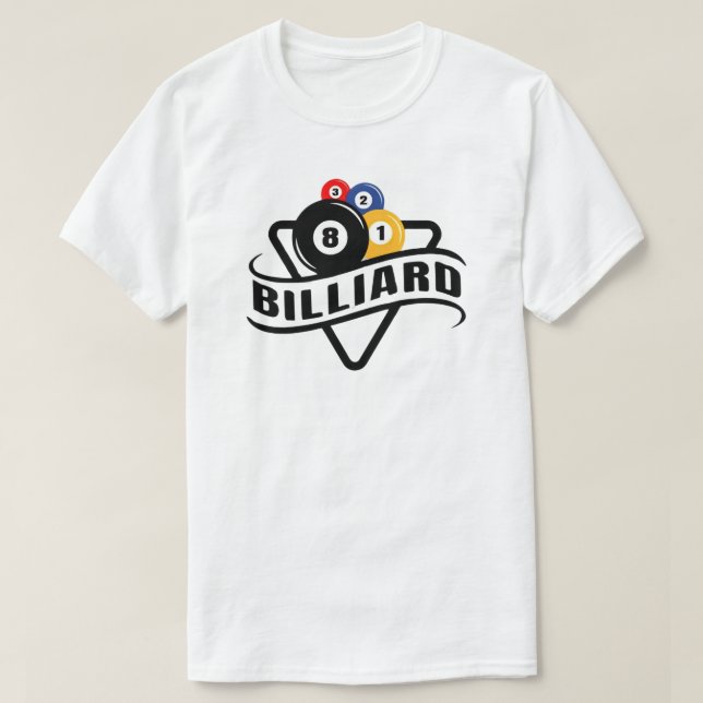 T-Shirt Billard (Design devant)