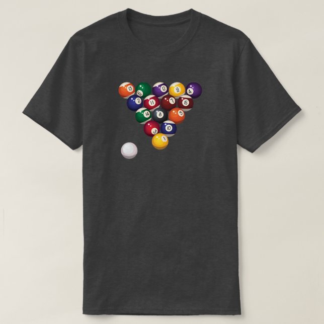 T-Shirt Billard (Design devant)