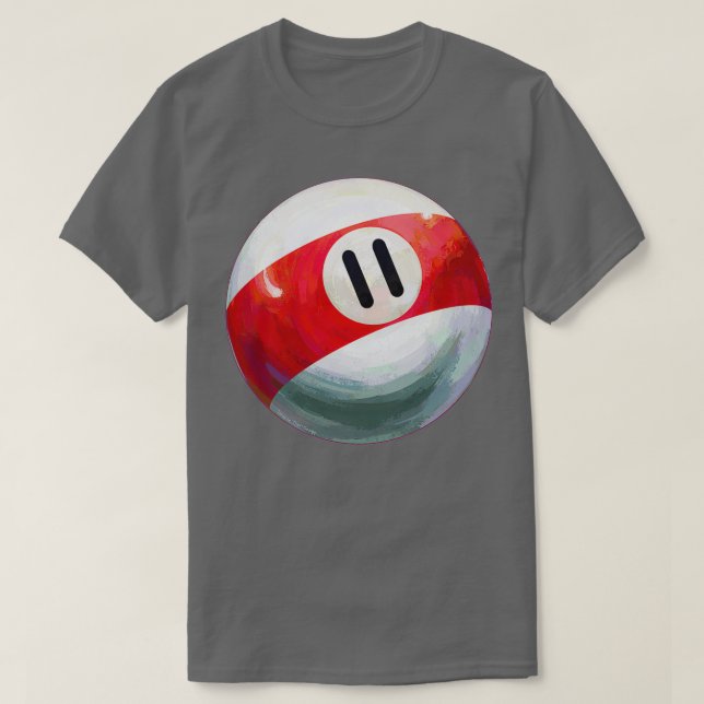 T-shirt Billard 11 balle (Design devant)