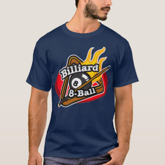 T-shirt billard 8 boules
