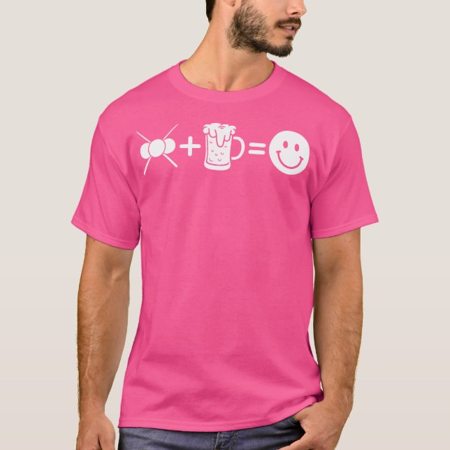 T-shirt Billard Américain 8-Ball Queue de Billard (Devant)