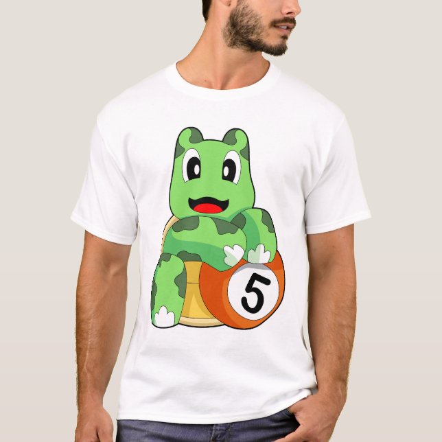 T-shirt Billard américain Objet boule Sports (Devant)