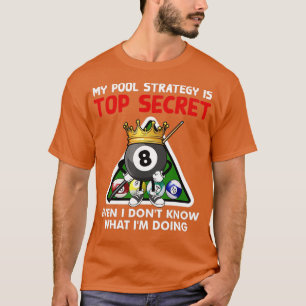 T-shirt Billard amusant Art Pour Hommes Femmes Billard Poo
