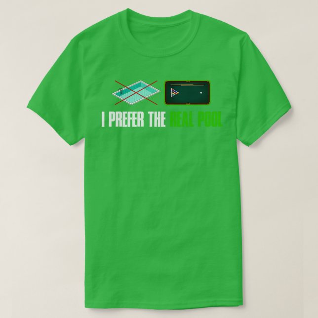 T-shirt Billard amusant Billard drôle (Design devant)