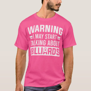 T-shirt Billard de billard pour le billard du billard