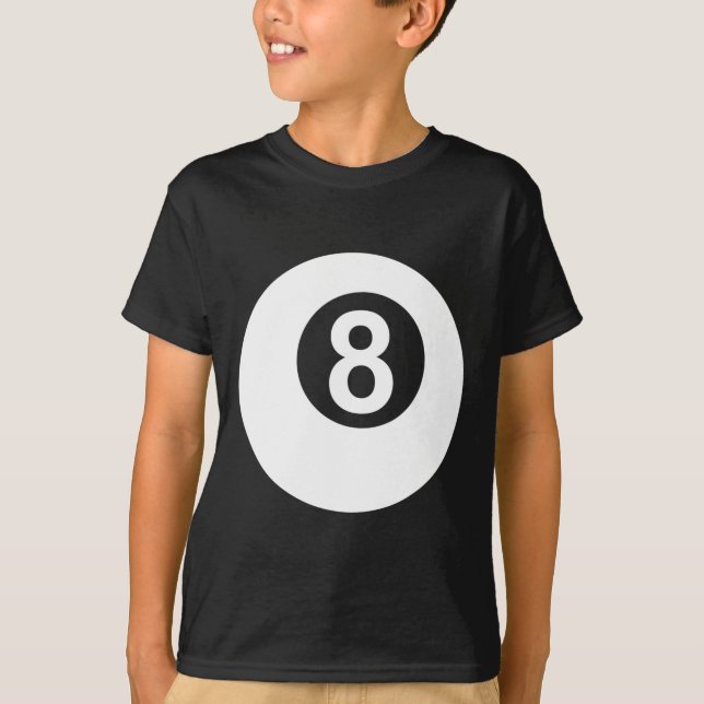 T-shirt Billard de piscine 8 Ll (Devant)