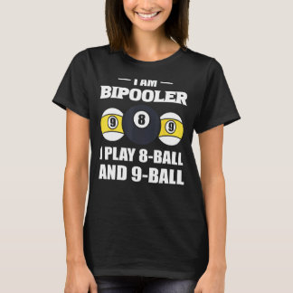 T-shirt Billard de piscine amusant Joueur de billard 1