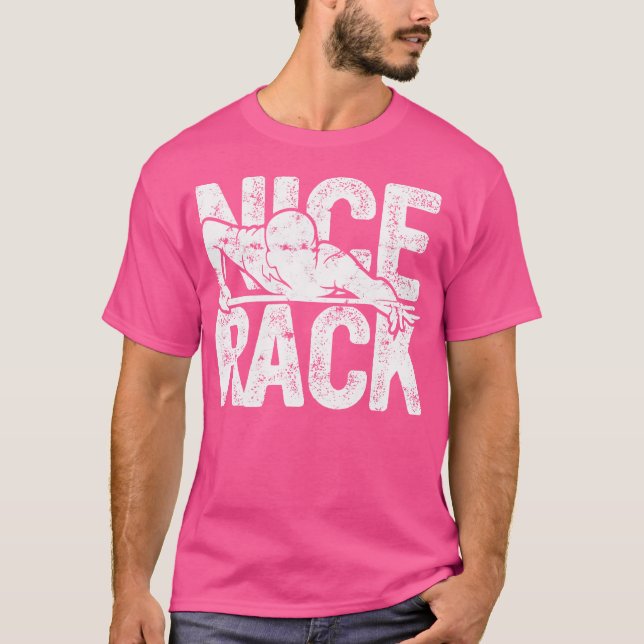 T-shirt Billard en rack (Devant)