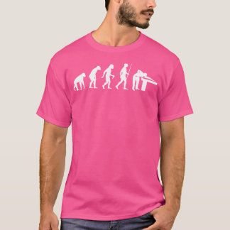 T-shirt Billard Evolution Pour Billiard Player Snooker Bi