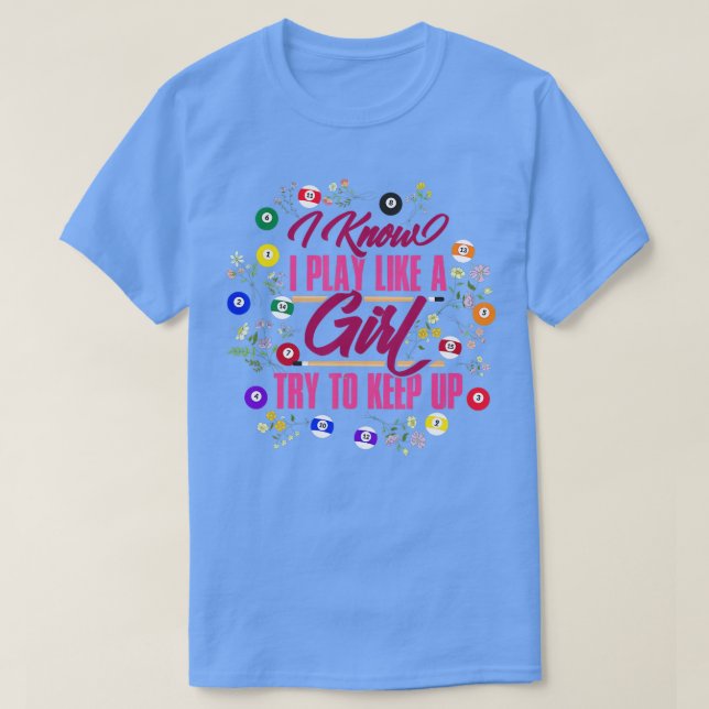 T-shirt Billard fille (Design devant)