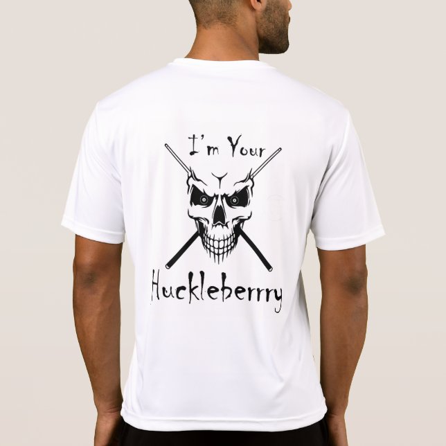 T-shirt Billard Je suis votre Huckleberry (Dos)