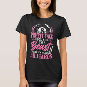 T-shirt Billard Lecteur Bal Papa Maman 8 Bal 9 Bal M