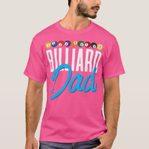 T-shirt Billard Papa Snooker Joueur Billard