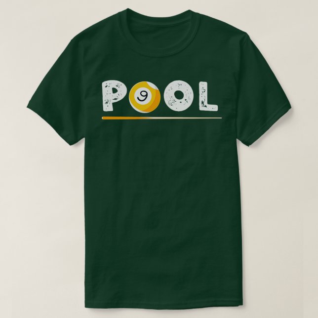 T-shirt Billard Pool 9 joueurs (Design devant)