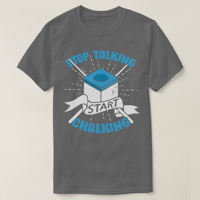T-shirt Billard Pool Snooker Player Cadeau (Design devant)