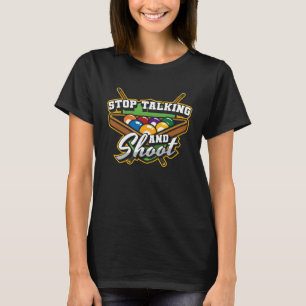 T-shirt Billard pour joueurs de snooker 8 ball pool