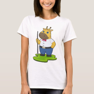 T-shirt Billard Queue de Girafe Sports de Billard