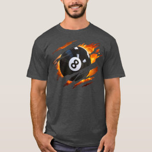 T-shirt Billard s Men 8 Ball Pool s Pool