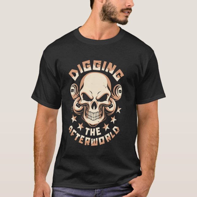 T-shirt Billard Skull Billard 8 Ball - Cue Pool (Devant)