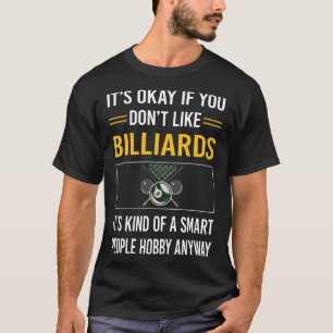 T-shirt Billard Smart People