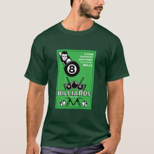 T-shirt Billards de poche vintages