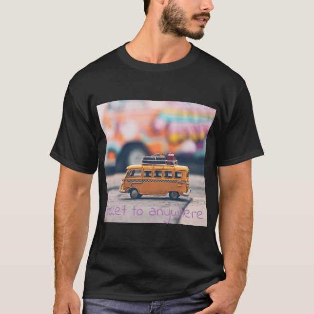 T-shirt Billet à n'importe quel endroit (Devant)