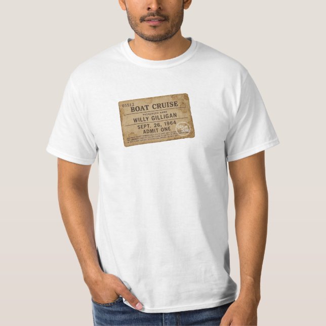 T-shirt Billet aller simple (Devant)