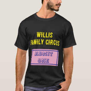 T-shirt Billet Cirque personnalisé - Famille Admettre un