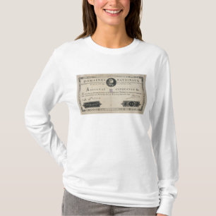 T-shirt billet de banque de 50 livres, le 29 octobre 1790