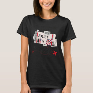 T-shirt Billet de vol Joliet Girl de Joliet Boarding P