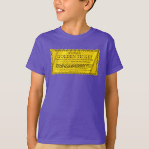T-shirt Billet d'or Willy Wonka