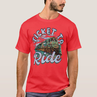 T-shirt Billet pour les jeux de société vintage Riderain