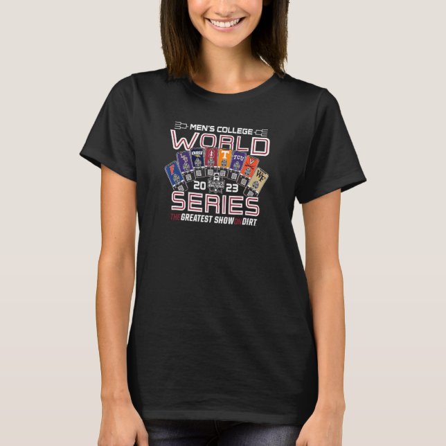 T-shirt Billets College World Series 2023 Baseball CWS (Devant)