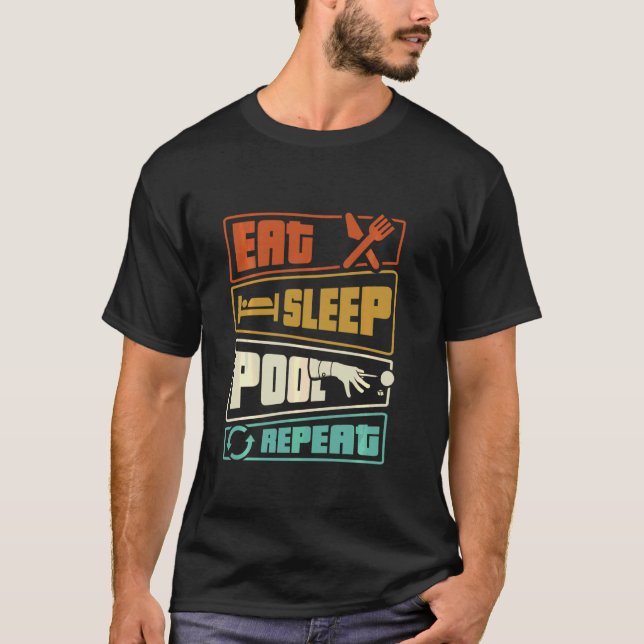T-shirt Billiard Drôle Pour Femmes Longue Queue De Billard (Devant)